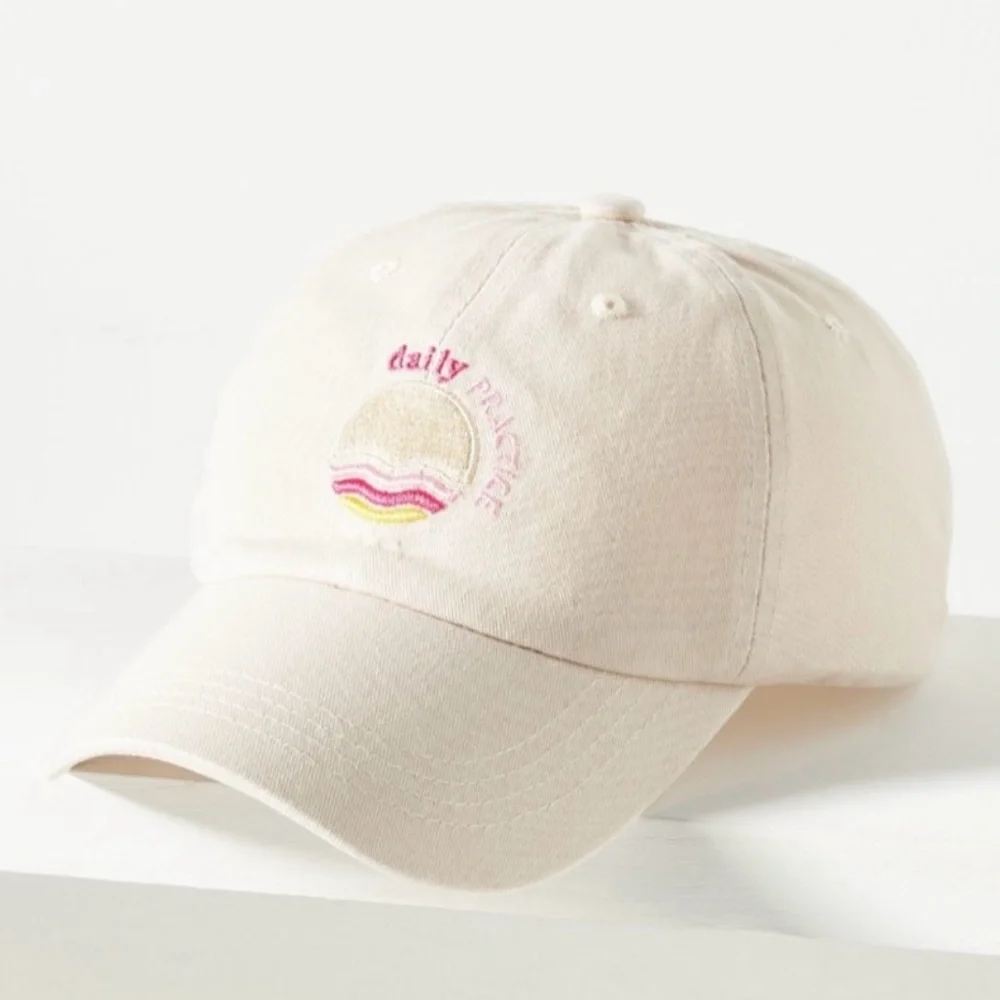 Anthropologie Daily Practice Embroidered Logo Cap | NWT